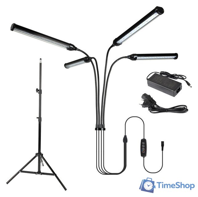 Лампа для растений Uniel ULT-P32-60W/SPLE/TM/40 IP40 BLACK QUAD UL-00008906 - Изображение №2 — Интернет-магазин Time-Shop