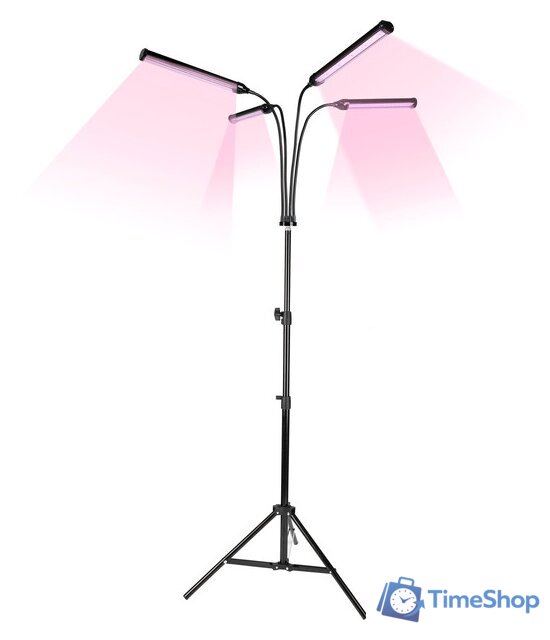 Лампа для растений Uniel ULT-P32-60W/SPLE/TM/40 IP40 BLACK QUAD UL-00008906 - Изображение №1 — Интернет-магазин Time-Shop