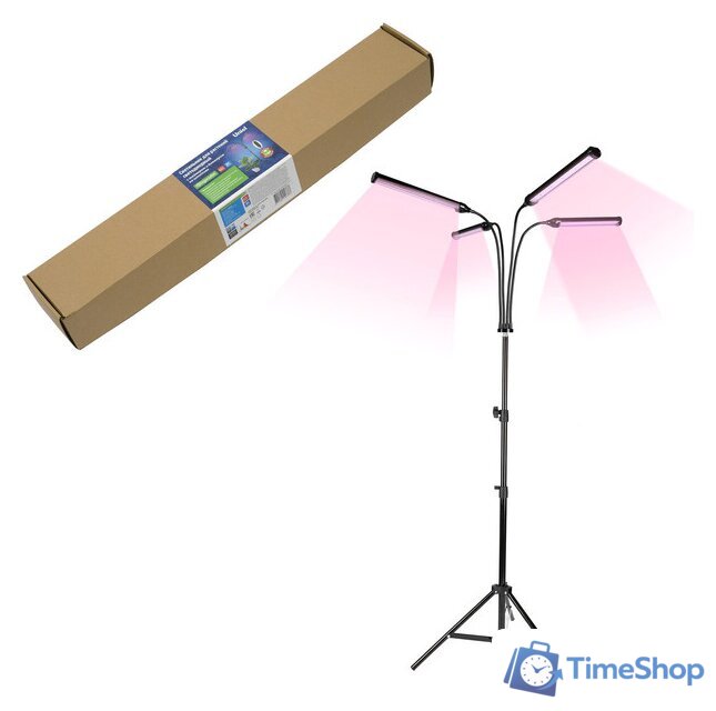 Лампа для растений Uniel ULT-P32-60W/SPLE/TM/40 IP40 BLACK QUAD UL-00008906 - Изображение №5 — Интернет-магазин Time-Shop