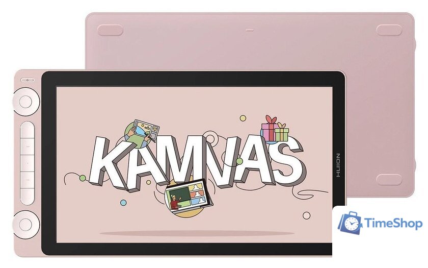 Графический монитор Huion Kamvas 13 Gen 3 (розовый) - Изображение №1 — Интернет-магазин Time-Shop