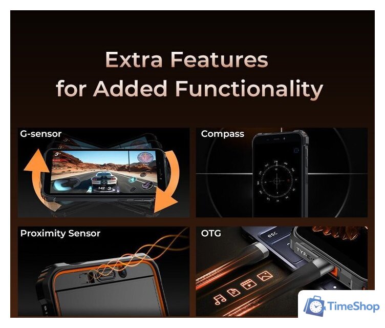 Телефон Oukitel G3 4GB/64GB (черный) - Изображение №7 — Интернет-магазин Time-Shop
