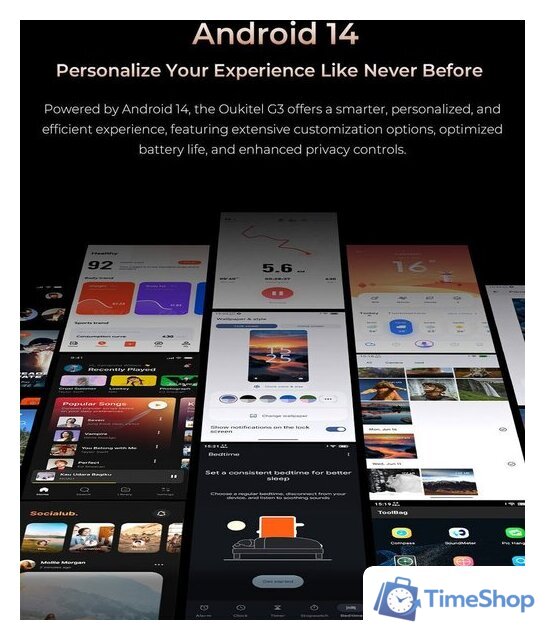 Телефон Oukitel G3 4GB/64GB (черный) - Изображение №12 — Интернет-магазин Time-Shop