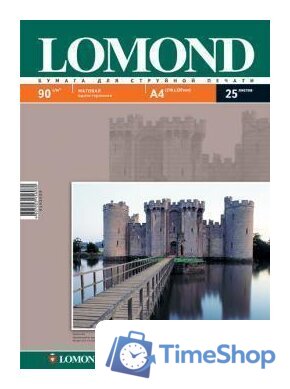 Фотобумага Lomond Матовая А4 90 г/кв.м. 25 листов (0102029) - Изображение №1 — Интернет-магазин Time-Shop