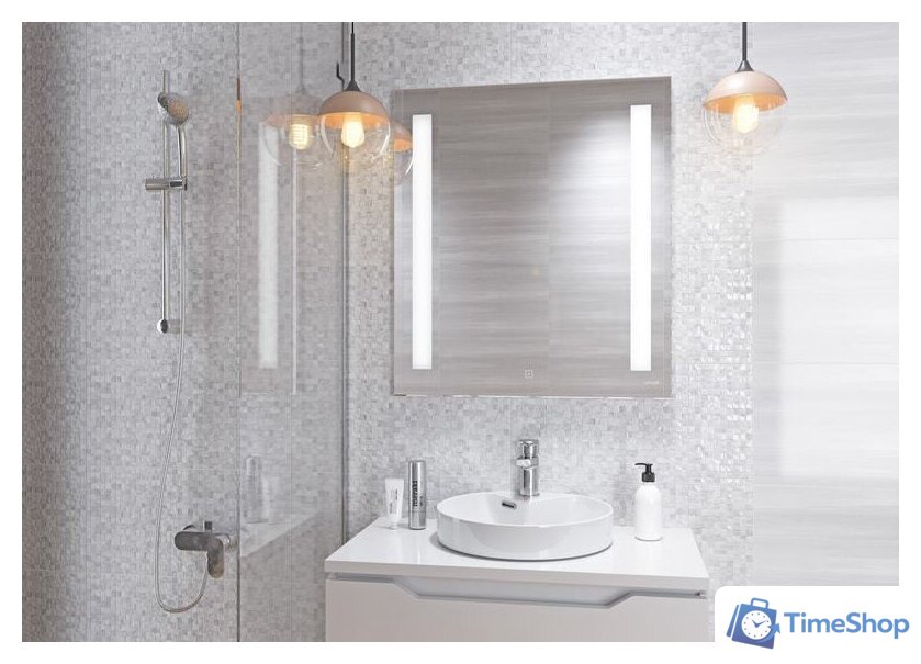  Cersanit Зеркало Led 020 base 70x80 - Изображение №2 — Интернет-магазин Time-Shop