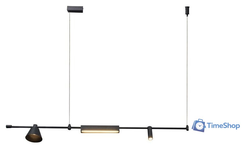 Подвесная люстра Kinklight Ристо 07616-150L.19 (черный) - Изображение №1 — Интернет-магазин Time-Shop