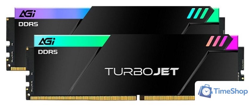 Оперативная память AGI Turbojet RGB 2x16ГБ DDR5 7600 МГц AGI7CPC16UD858 - Изображение №1 — Интернет-магазин Time-Shop