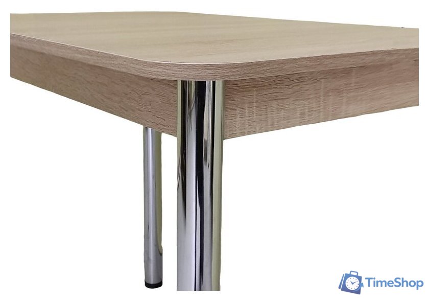 Кухонный стол СВД Юнио 110-140x70 058.Д2.Х (дуб сонома) - Изображение №2 — Интернет-магазин Time-Shop