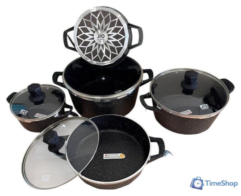 Набор кастрюль JIO J3010 - Изображение №2 — Интернет-магазин Time-Shop