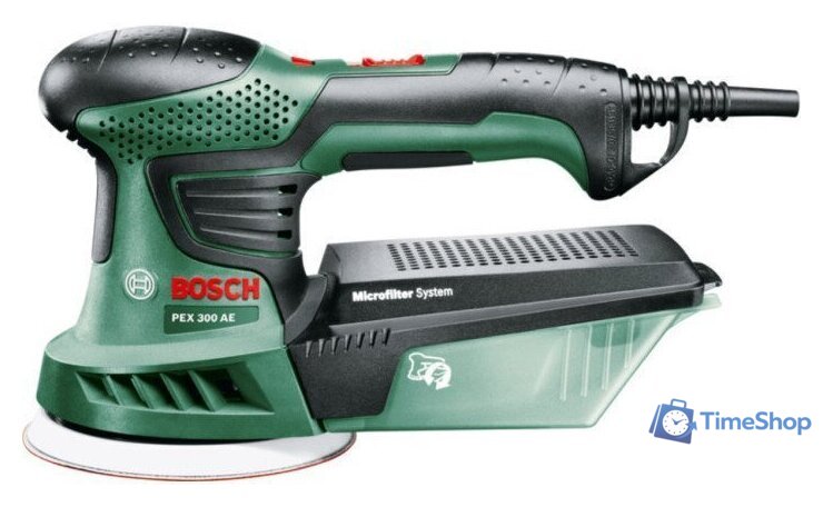 Эксцентриковая шлифмашина Bosch PEX 300 AE 06033A3000 (кейс) - Изображение №9 — Интернет-магазин Time-Shop