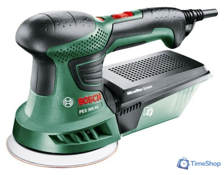 Эксцентриковая шлифмашина Bosch PEX 300 AE 06033A3000 (кейс) - Изображение №2 — Интернет-магазин Time-Shop