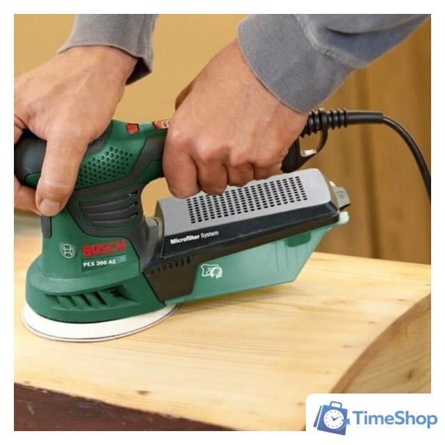 Эксцентриковая шлифмашина Bosch PEX 300 AE 06033A3000 (кейс) - Изображение №12 — Интернет-магазин Time-Shop