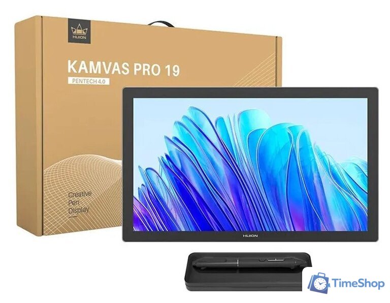 Графический монитор Huion Kamvas Pro 19 GT-1902 (черный) - Изображение №6 — Интернет-магазин Time-Shop