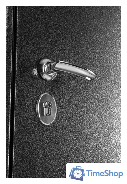 Металлическая дверь Guard Термо MG75 97х205 правая (черное серебро/серый) - Изображение №9 — Интернет-магазин Time-Shop