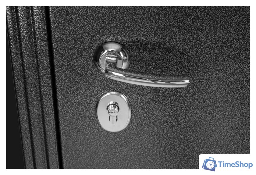 Металлическая дверь Guard Термо MG75 97х205 правая (черное серебро/серый) - Изображение №8 — Интернет-магазин Time-Shop