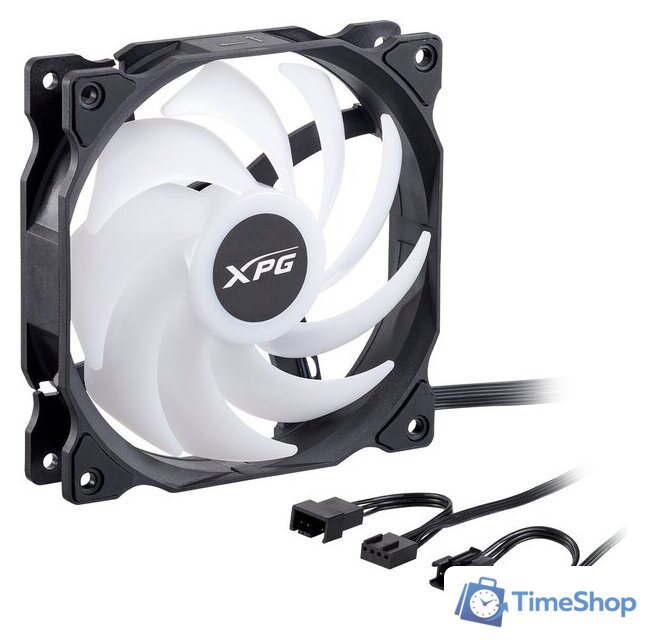 Комплект вентиляторов для корпуса ADATA XPG Vento 120x3 ARGB PWM (черный) - Изображение №3 — Интернет-магазин Time-Shop