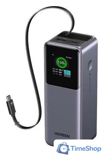 Внешний аккумулятор Ugreen PB726 20000mAh (серый) - Изображение №1 — Интернет-магазин Time-Shop
