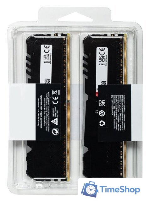 Оперативная память Kingston FURY Beast RGB 2x8GB DDR4 PC4-25600 KF432C16BBAK2/16 - Изображение №7 — Интернет-магазин Time-Shop