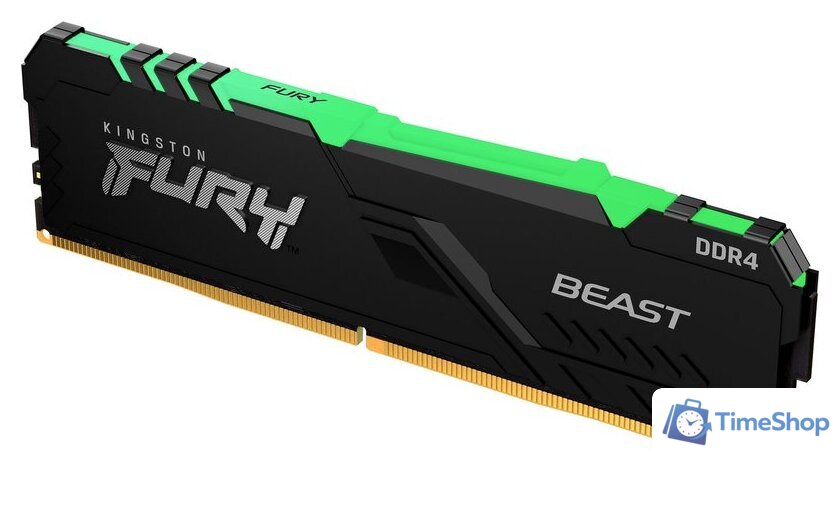 Оперативная память Kingston FURY Beast RGB 2x8GB DDR4 PC4-25600 KF432C16BBAK2/16 - Изображение №3 — Интернет-магазин Time-Shop