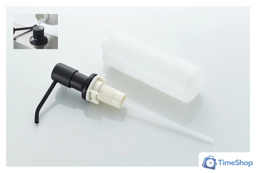 Кухонная мойка БелЭворс Forma R + смеситель W74004-2 + дозатор L405F (черный) - Изображение №6 — Интернет-магазин Time-Shop