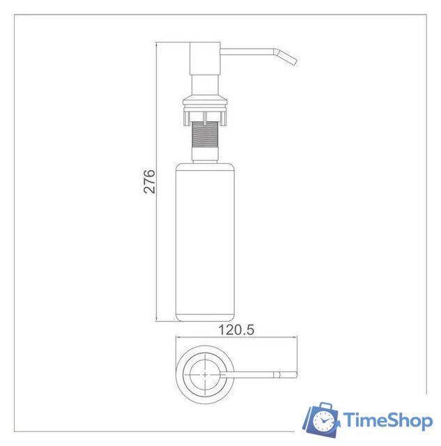 Кухонная мойка БелЭворс Forma R + смеситель W74004-2 + дозатор L405F (черный) - Изображение №8 — Интернет-магазин Time-Shop