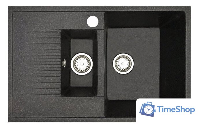 Кухонная мойка БелЭворс Forma R + смеситель W74004-2 + дозатор L405F (черный) - Изображение №3 — Интернет-магазин Time-Shop