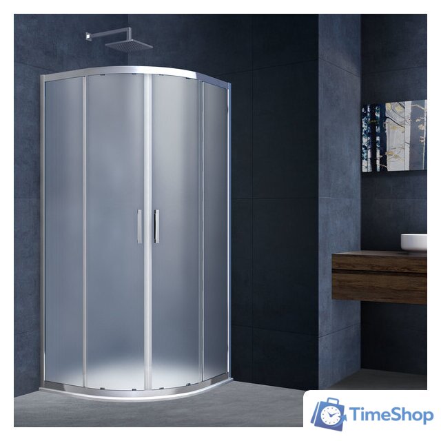 Душевой уголок Vincea Alpha VSQ-3AL900MT (хром/текстурное) - Изображение №1 — Интернет-магазин Time-Shop