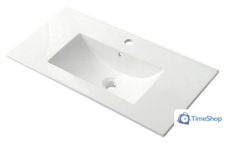  ЗОВ Тумба с умывальником Парма 80 P80LC0MSMC1A-OL80 (сталь/каштан) - Изображение №3 — Интернет-магазин Time-Shop