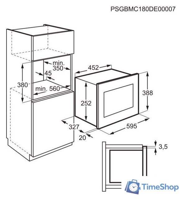 Микроволновая печь Electrolux LMS2203EMX - Изображение №5 — Интернет-магазин Time-Shop