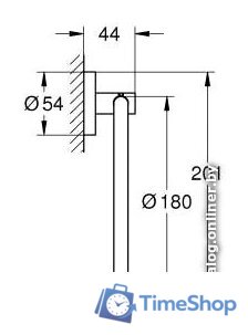 Держатель для полотенца Grohe Grohe 40365AL1 - Изображение №2 — Интернет-магазин Time-Shop