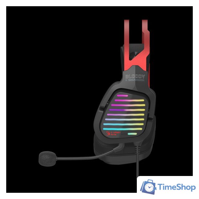 Наушники A4Tech Bloody G560 (черный/красный) - Изображение №2 — Интернет-магазин Time-Shop