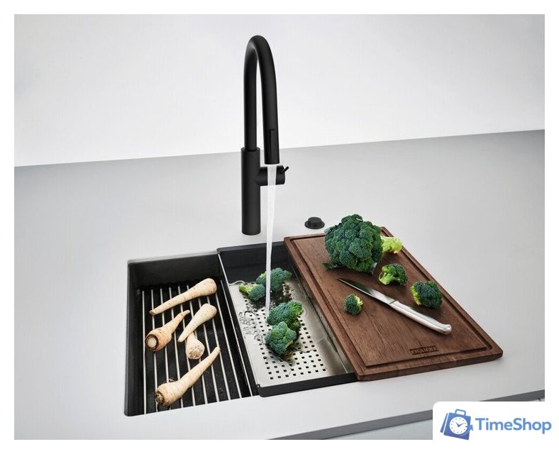 Кухонная мойка Franke Kanon KNG 110-52 125.0721.150 (черный матовый) - Изображение №4 — Интернет-магазин Time-Shop