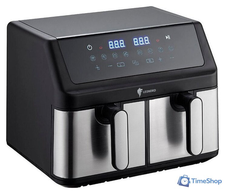 Аэрогриль (аэрофритюрница) Leonord LE-17707 Dual 111224 - Изображение №2 — Интернет-магазин Time-Shop
