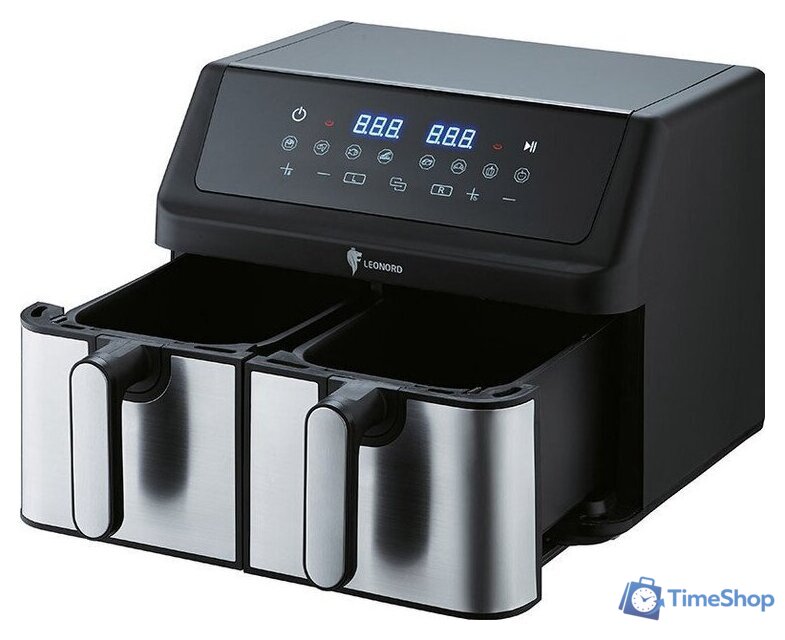 Аэрогриль (аэрофритюрница) Leonord LE-17707 Dual 111224 - Изображение №3 — Интернет-магазин Time-Shop