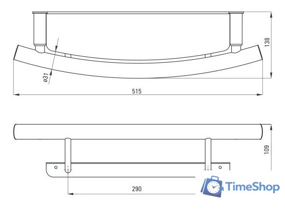 Поручень Deante Vital NIV B41L - Изображение №4 — Интернет-магазин Time-Shop