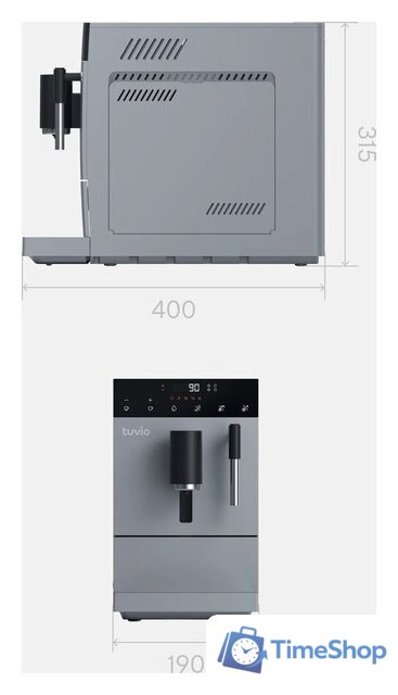 Кофемашина Tuvio TCM18AM - Изображение №13 — Интернет-магазин Time-Shop