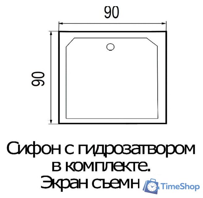 Душевая кабина River Tana 90/38 - Изображение №4 — Интернет-магазин Time-Shop