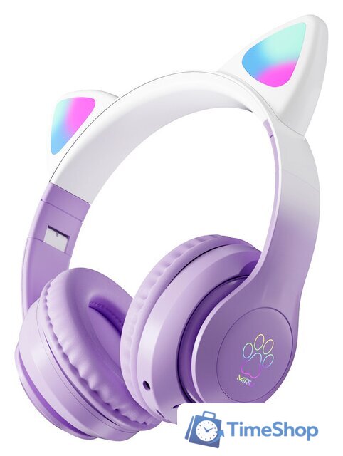 Наушники Miru Cat EP-W10 (сиреневый) - Изображение №2 — Интернет-магазин Time-Shop