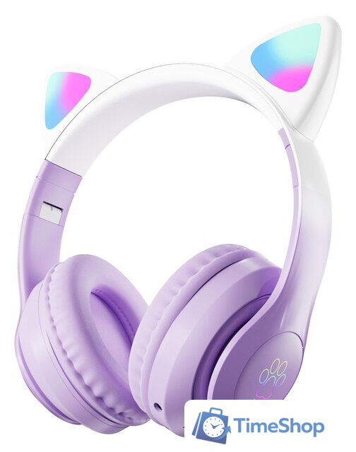 Наушники Miru Cat EP-W10 (сиреневый) - Изображение №1 — Интернет-магазин Time-Shop