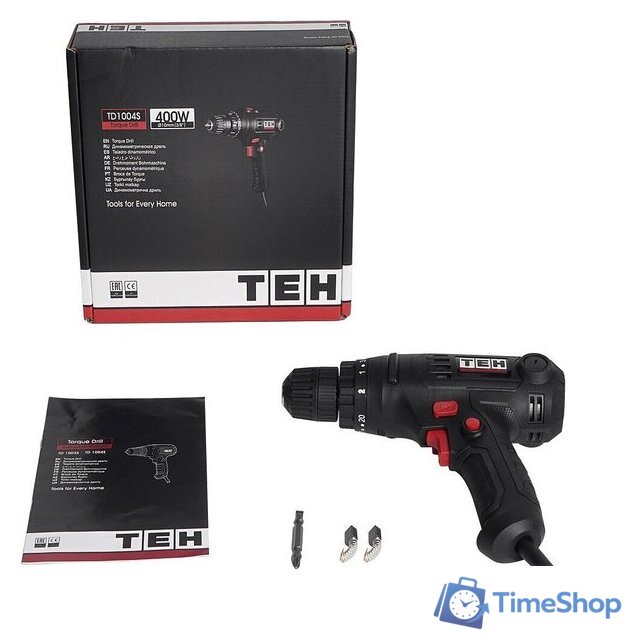 Дрель-шуруповерт TEH TD1004S - Изображение №6 — Интернет-магазин Time-Shop