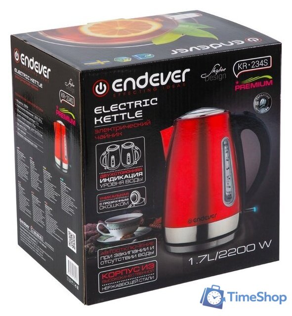 Электрический чайник Endever Skyline KR-234S - Изображение №22 — Интернет-магазин Time-Shop