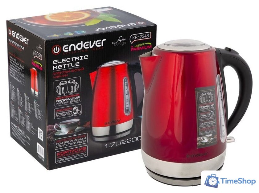 Электрический чайник Endever Skyline KR-234S - Изображение №21 — Интернет-магазин Time-Shop