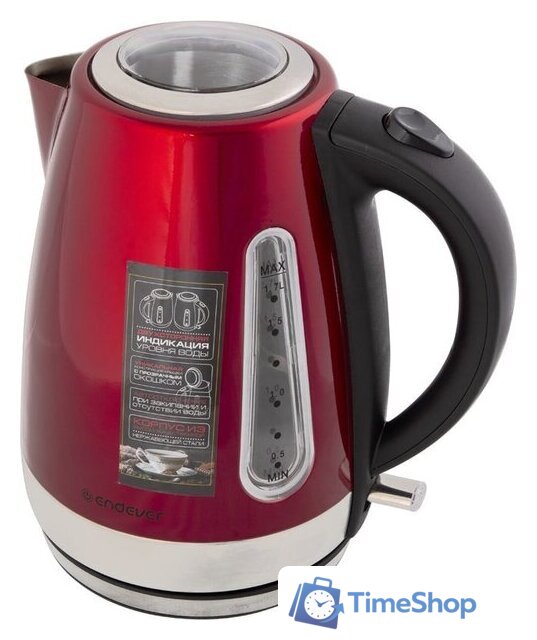 Электрический чайник Endever Skyline KR-234S - Изображение №3 — Интернет-магазин Time-Shop