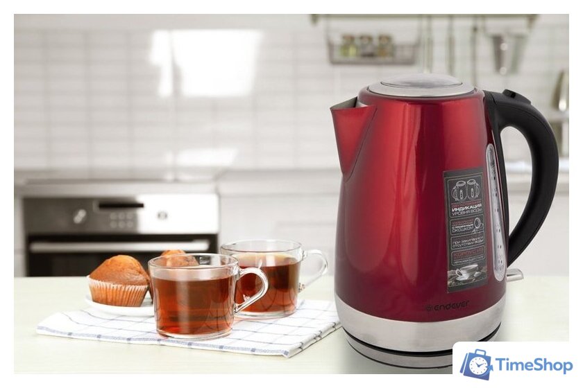 Электрический чайник Endever Skyline KR-234S - Изображение №20 — Интернет-магазин Time-Shop