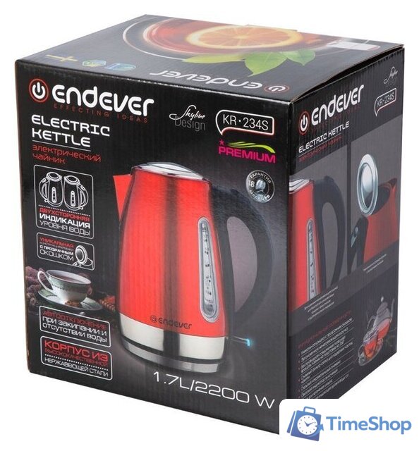 Электрический чайник Endever Skyline KR-234S - Изображение №24 — Интернет-магазин Time-Shop