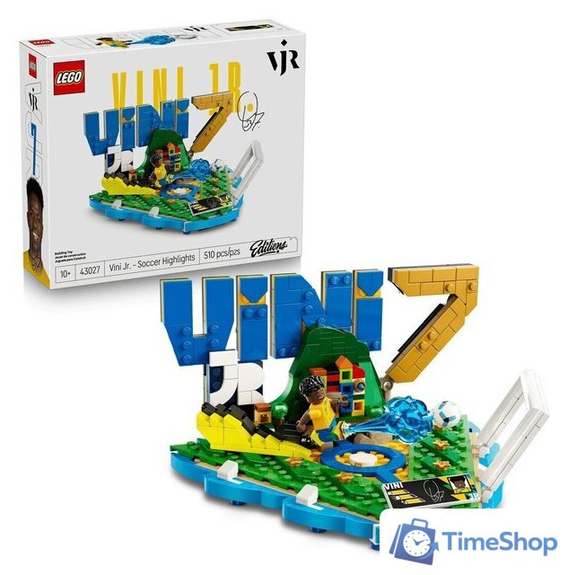 Конструктор LEGO Editions 43027 Винисиус Жуниор – лучшие моменты футбольного матча - Изображение №1 — Интернет-магазин Time-Shop