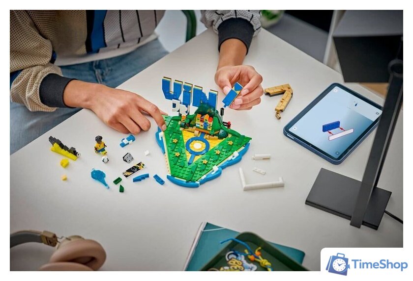 Конструктор LEGO Editions 43027 Винисиус Жуниор – лучшие моменты футбольного матча - Изображение №9 — Интернет-магазин Time-Shop