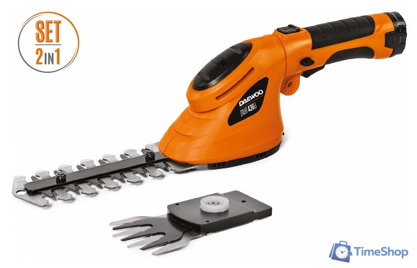Кусторез + ножницы Daewoo Power DAHT 436Li (с 1-им АКБ) - Изображение №1 — Интернет-магазин Time-Shop