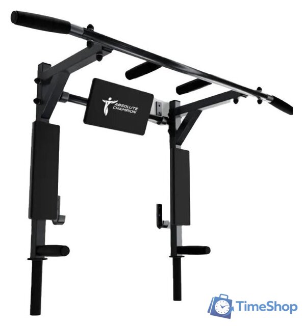 Турник с брусьями Absolute Champion Атлант с узким хватом АЧ 11851 (черный/черные ручки) - Изображение №1 — Интернет-магазин Time-Shop