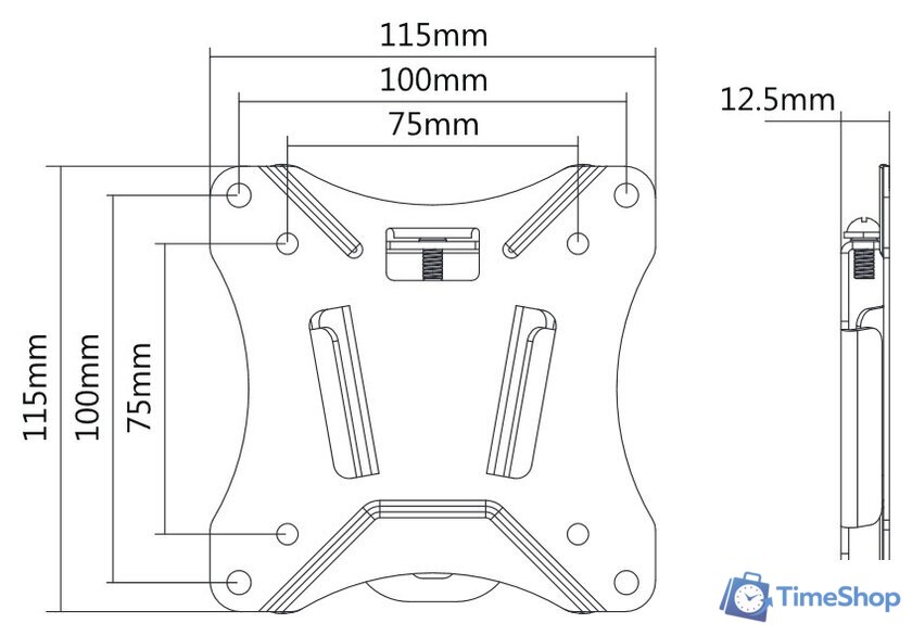 Кронштейн для телевизора Ultramounts UM810F - Изображение №2 — Интернет-магазин Time-Shop