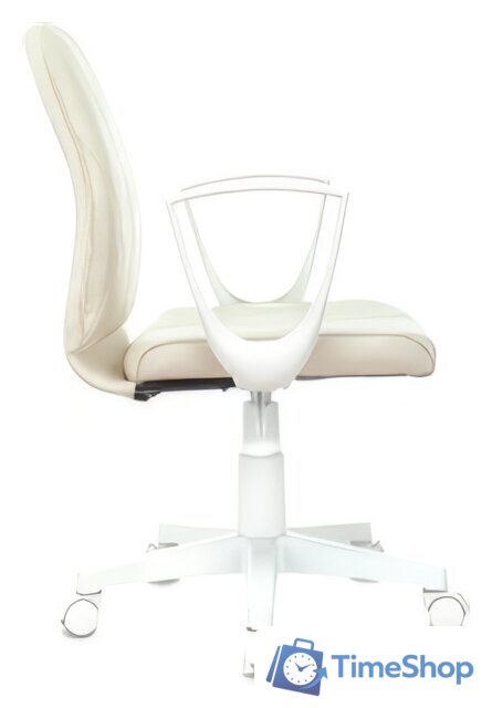 Офисное кресло Бюрократ CH-W327 (слоновая кость OR-10/белый) - Изображение №3 — Интернет-магазин Time-Shop